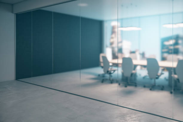 Vue latérale d'une salle de réunion avec un mobilier moderne - louer un bureau - Activ Solutions